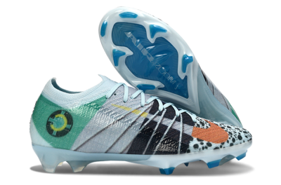 Nike Air Zoom Mercurial Vapor 16 Elite FG Firm Ground Soccer Cleats - Blue/Aquatic Blue/Fiery Orange