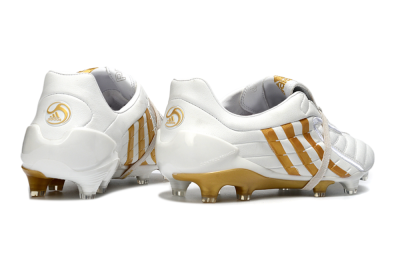 Adidas Predator Accelerator Electricity FG Firm Ground Soccer Cleats - White/Gold/Steel