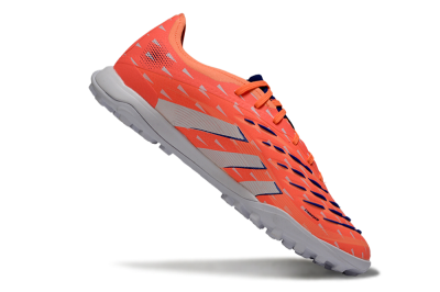 Adidas Predator 25 Elite TF Artificial Turf Soccer Shoes - Pink/Electric Orange/Deep Blue