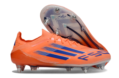 Adidas F50 Elite SG Soft Ground Soccer Cleats - Orange/Electric Orange/Deep Navy