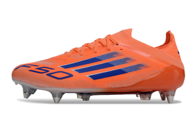 Adidas F50 Elite SG Soft Ground Soccer Cleats - Orange/Electric Orange/Deep Navy