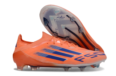 Adidas F50 Elite FG Firm Ground Soccer Cleats - Orange/Electric Orange/Navy Blue