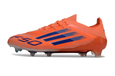 Adidas F50 Elite FG Firm Ground Soccer Cleats - Orange/Electric Orange/Navy Blue