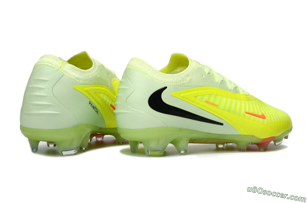 Nike Phantom 6 Low Elite FG Firm Ground Soccer Cleats - Yellow/Lime Burst/Neon Blaze 6