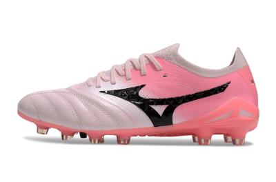 Mizuno Morelia Neo 4 FG Firm Ground Soccer Cleats - White/Vibrant Pink/Black