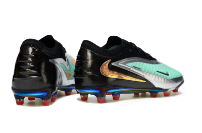 Nike Phantom 6 Low Elite AG Artificial Grass Soccer Cleats - Jade/Black/Silver