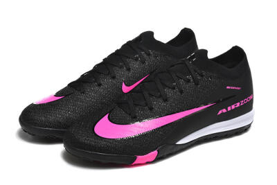 Nike Air Zoom Mercurial Vapor 16 Elite TF Artificial Turf Soccer Shoes - Black/Neon Pink/Jet Black