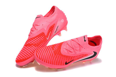 Nike Phantom 6 Low Elite FG Firm Ground Soccer Cleats - Pink/Neon Burst/Black Shine