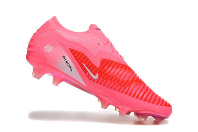 Nike Phantom 6 Low Elite FG Firm Ground Soccer Cleats - Pink/Neon Burst/Black Shine