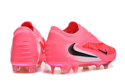 Nike Phantom 6 Low Elite FG Firm Ground Soccer Cleats - Pink/Neon Burst/Black Shine