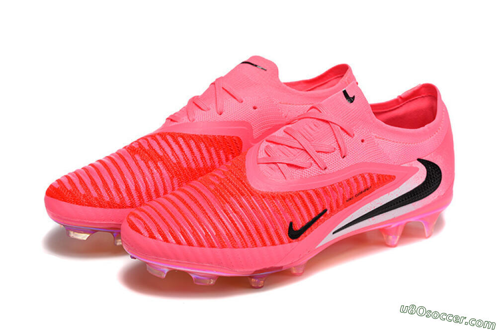 Nike Phantom 6 Low Elite FG Firm Ground Soccer Cleats - Pink/Neon Burst/Black Shine 5