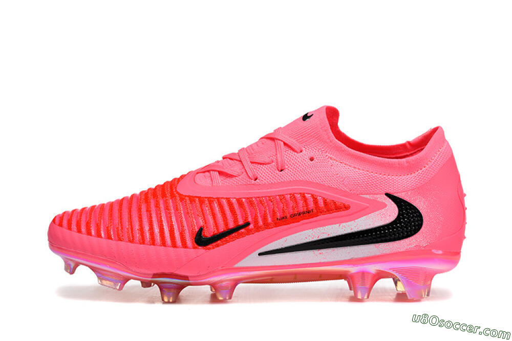 Nike Phantom 6 Low Elite FG Firm Ground Soccer Cleats - Pink/Neon Burst/Black Shine 2