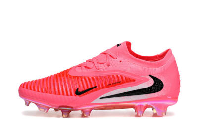 Nike Phantom 6 Low Elite FG Firm Ground Soccer Cleats - Pink/Neon Burst/Black Shine
