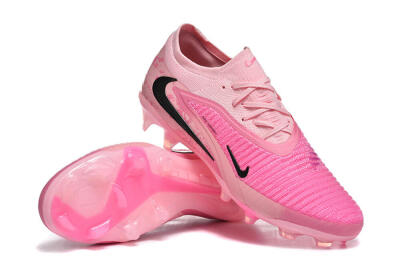 Nike Phantom 6 Low Elite FG Firm Ground Soccer Cleats - Pink/Bright Pink/Fashion Pink