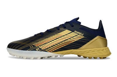 Adidas F50 Pro TF Artificial Turf Soccer Shoes - Navy/Gold/Crimson