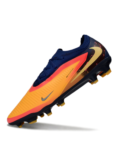 Nike Phantom 6 Low Elite FG Firm Ground Soccer Cleats - Orange/Navy Blue/Flame Pink