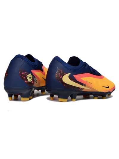 Nike Phantom 6 Low Elite FG Firm Ground Soccer Cleats - Orange/Navy Blue/Flame Pink