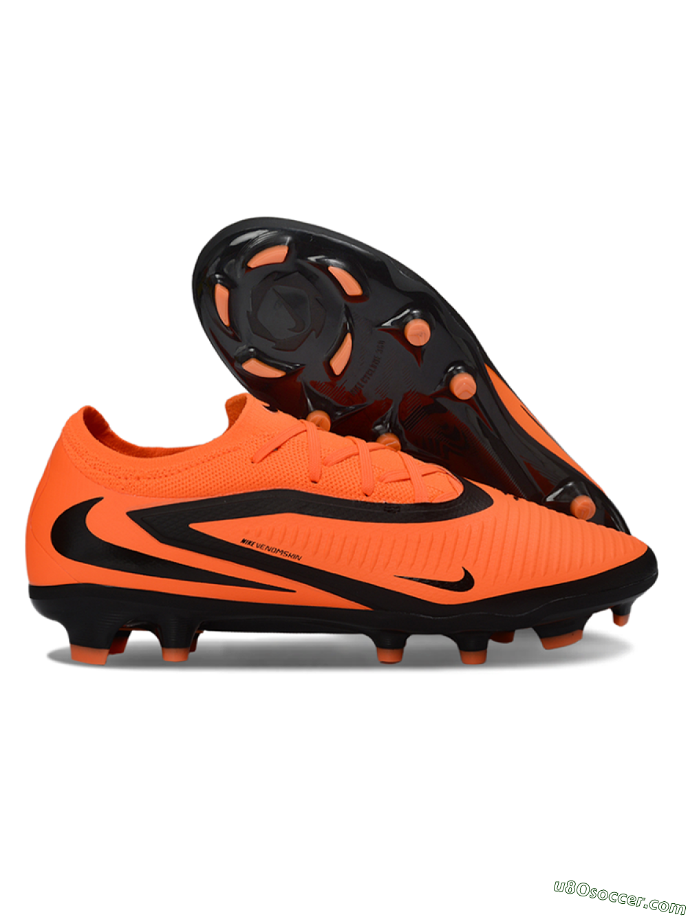 Nike Phantom 6 Low Elite FG Firm Ground Soccer Cleats - Orange/Electric Orange/Deep Black 1