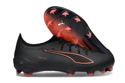 Puma Ultra Ultimate FG Firm Ground Soccer Cleats - Black/Vibrant Orange/Shadow Black
