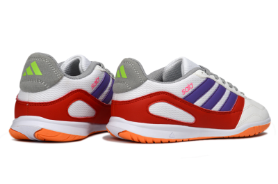 Adidas Top Sala IC Indoor & Futsal Soccer Shoes - White/Crimson/Amethyst