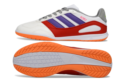 Adidas Top Sala IC Indoor & Futsal Soccer Shoes - White/Crimson/Amethyst
