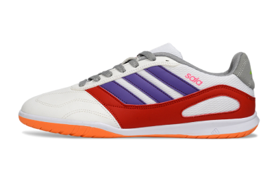 Adidas Top Sala IC Indoor & Futsal Soccer Shoes - White/Crimson/Amethyst