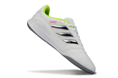Adidas Top Sala IC Indoor & Futsal Soccer Shoes - White/Neon Green/Silver