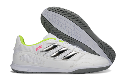 Adidas Top Sala IC Indoor & Futsal Soccer Shoes - White/Neon Green/Silver