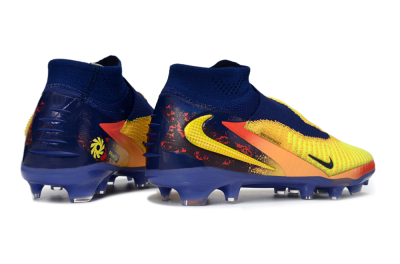 Nike Phantom 6 High Elite FG Firm Ground Soccer Cleats - Yellow/Electric Sunrise/Night Sky