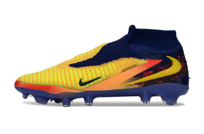 Nike Phantom 6 High Elite FG Firm Ground Soccer Cleats - Yellow/Electric Sunrise/Night Sky