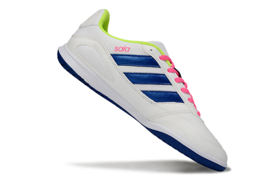 Adidas Top Sala IC Indoor & Futsal Soccer Shoes - White/Navy Blue/Pink