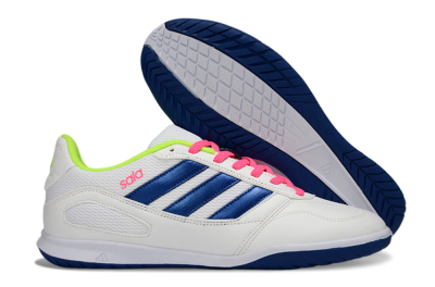 Adidas Top Sala IC Indoor & Futsal Soccer Shoes - White/Navy Blue/Pink