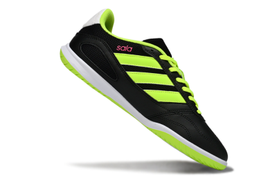 Adidas Top Sala IC Indoor & Futsal Soccer Shoes - Black/Electric Green/White