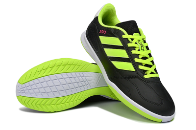 Adidas Top Sala IC Indoor & Futsal Soccer Shoes - Black/Electric Green/White