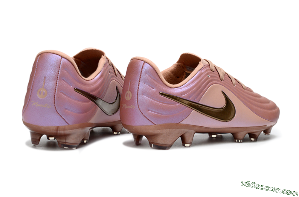 Nike Tiempo Legend 10 Elite FG Firm Ground Soccer Cleats - Pink/Soft Rose/Bronze 6