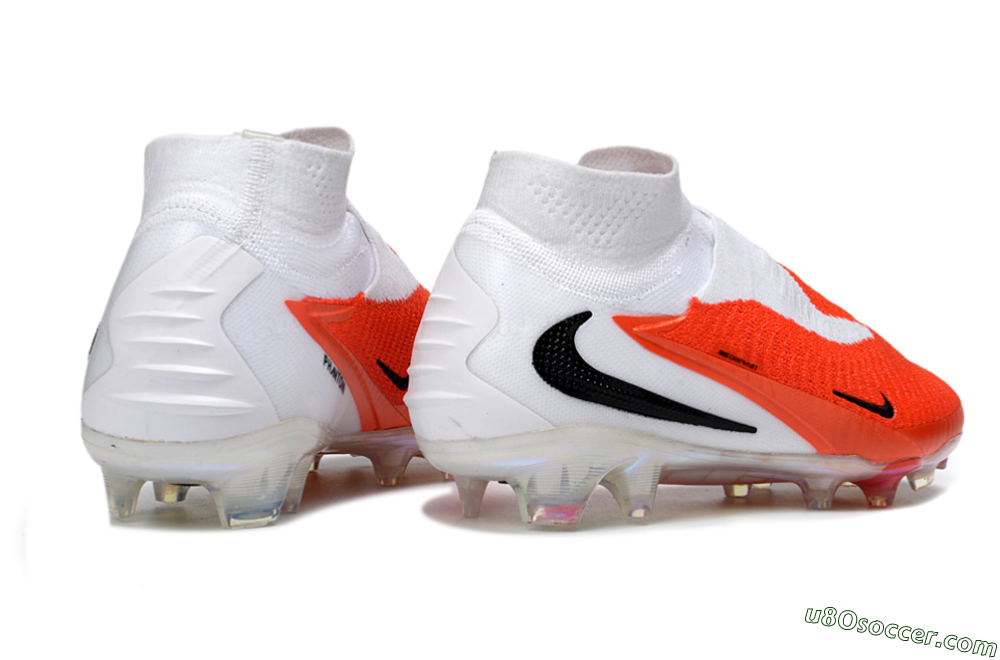 Nike Phantom 6 High Elite FG Firm Ground Soccer Cleats - Orange/Fiery Sunset/White Mist 6