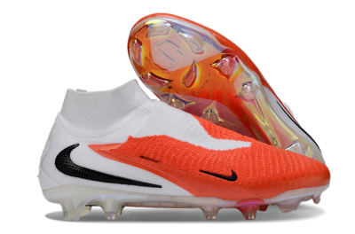 Nike Phantom 6 High Elite FG Firm Ground Soccer Cleats - Orange/Fiery Sunset/White Mist