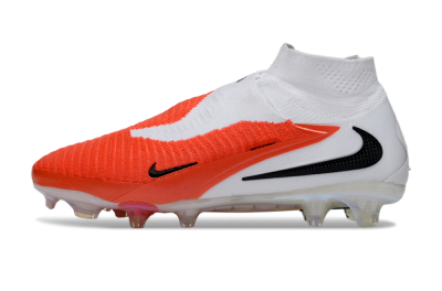 Nike Phantom 6 High Elite FG Firm Ground Soccer Cleats - Orange/Fiery Sunset/White Mist