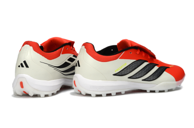 Adidas Predator Elite Fold-Over Tongue TF Artificial Turf Soccer Shoes - Red/Bright Red/Black