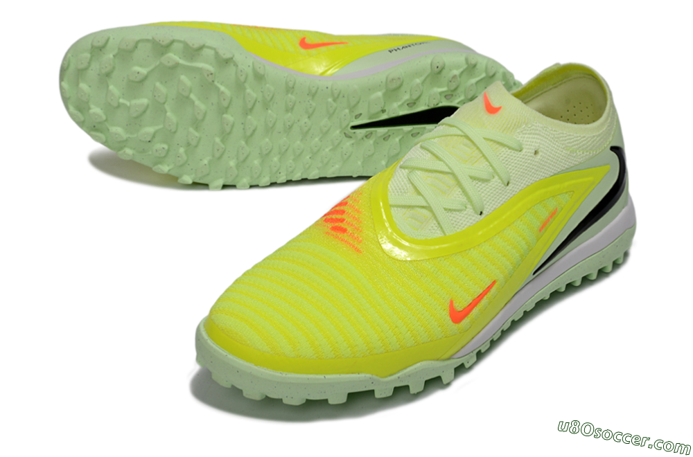 Nike Phantom 6 Low Elite TF Artificial Turf Soccer Shoes - Yellow/Neon Yellow/Black 3