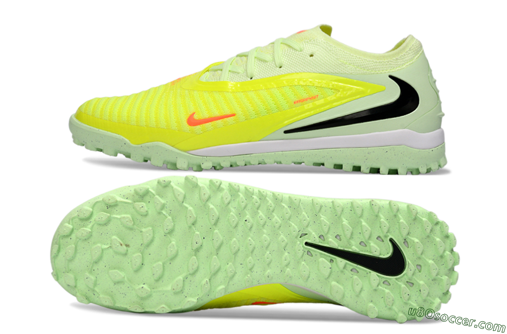 Nike Phantom 6 Low Elite TF Artificial Turf Soccer Shoes - Yellow/Neon Yellow/Black 0