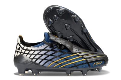 Adidas F50 Elite FG Firm Ground Soccer Cleats - Blue/Golden Yellow/Black