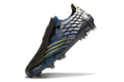Adidas F50 Elite FG Firm Ground Soccer Cleats - Blue/Golden Yellow/Black