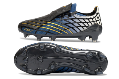 Adidas F50 Elite FG Firm Ground Soccer Cleats - Blue/Golden Yellow/Black