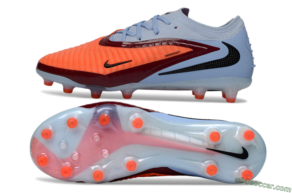 Nike Phantom 6 Elite AG Artificial Grass Soccer Cleats - Red/Jade/Black 0