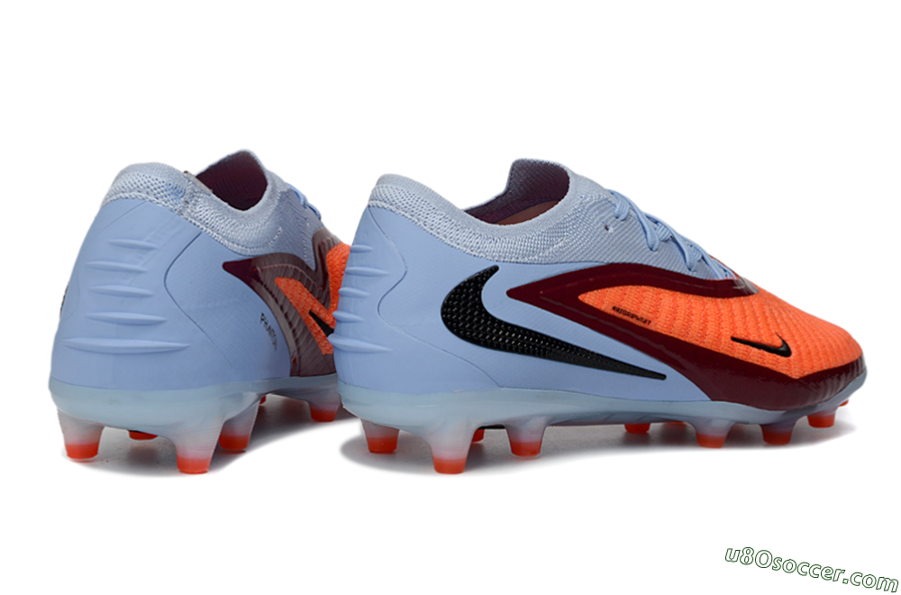 Nike Phantom 6 Elite AG Artificial Grass Soccer Cleats - Red/Jade/Black 6