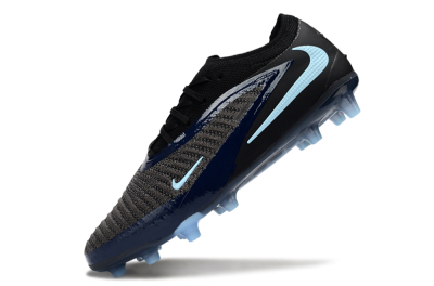 Nike Phantom 6 Low Elite AG Artificial Grass Soccer Cleats - Grey/Black/Jade
