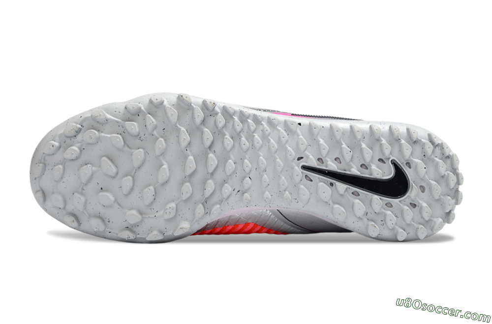 Nike Phantom 6 Low Elite TF Artificial Turf Soccer Shoes - Pink/Flamingo Pink/Steel Gray 6