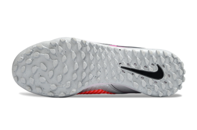 Nike Phantom 6 Low Elite TF Artificial Turf Soccer Shoes - Pink/Flamingo Pink/Steel Gray