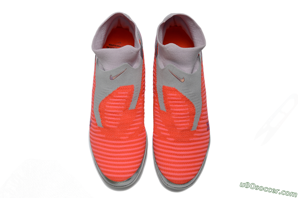 Nike Phantom 6 Elite FG Firm Ground Soccer Cleats - Orange/Hot Orange/Silver 4